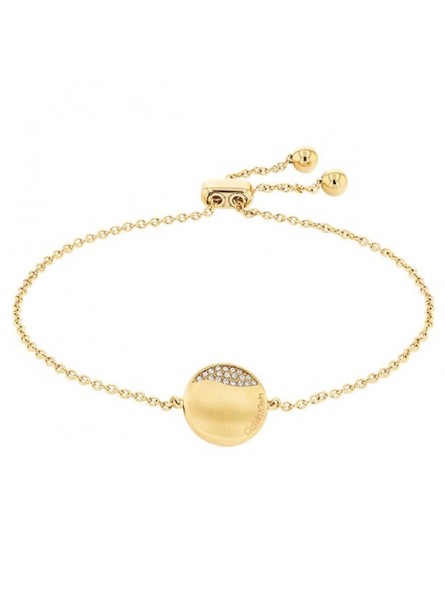 Bracelet Calvin Klein, collection Timeless Minimal Circular, bijou acier référence 35000135