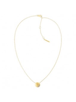 Collier Calvin Klein, collection Timeless Minimal Circular, bijou acier référence 35000144
