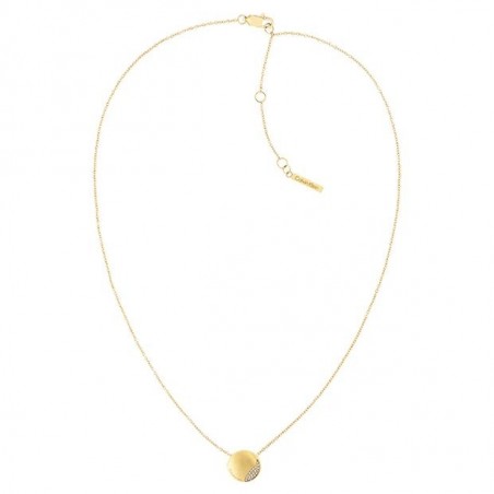 Collier Calvin Klein, collection Timeless Minimal Circular, bijou acier référence 35000144