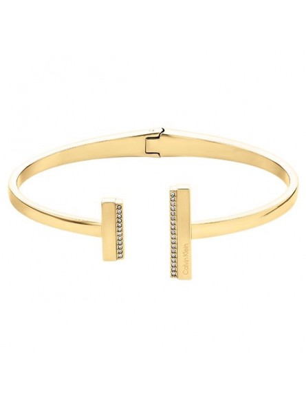 Bracelet Calvin Klein, collection Timeless Minimal Linear, bijou acier référence 35000161