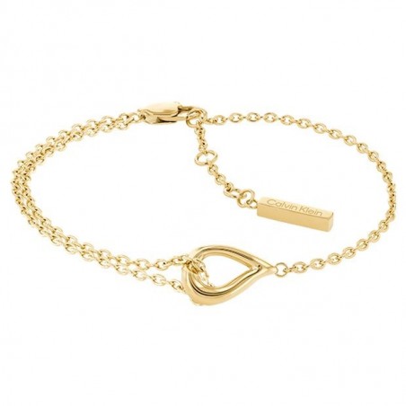 Bracelet Calvin Klein, collection Sculptural Sculptured Drops, bijou acier référence 35000077