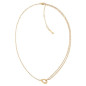Collier Calvin Klein, collection Sculptural Sculptured Drops, bijou acier référence 35000081