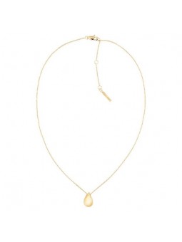 Collier Calvin Klein, collection Sculptural Sculptured Drops, bijou acier référence 35000084