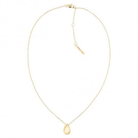 Collier Calvin Klein, collection Sculptural Sculptured Drops, bijou acier référence 35000084