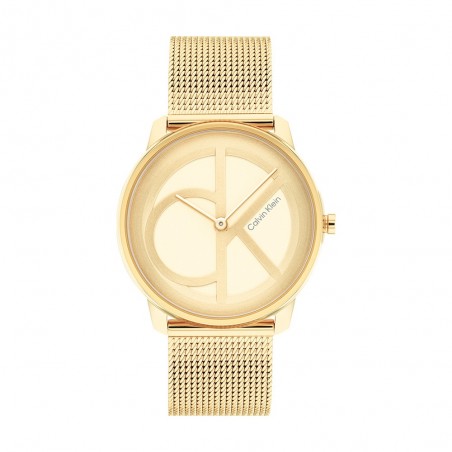 Montre Femme Calvin Klein - Collection Iconic Mesh - Style Tendance - Réf. 25200034