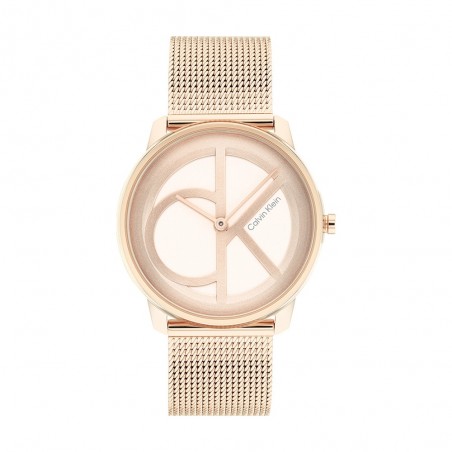 Montre Femme Calvin Klein - Collection Iconic Mesh - Style Tendance - Réf. 25200035
