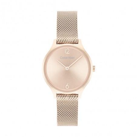 Montre Femme Calvin Klein - Collection Timeless Timeless 2H - Style Tendance - Réf. 25200059