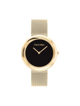Montre Femme Calvin Klein - Collection Sculptural Twisted Bezel - Style Tendance - Réf. 25200012