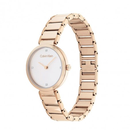 Montre Femme Calvin Klein - Collection Timeless Minimalistic T Bar - Style Minimaliste - Réf. 25200140