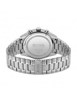 Montre Homme Hugo Boss Champion  - Boîtier acier argenté - Bracelet acier argenté - Ref 1513818