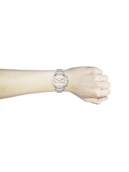 Montre Femme Hugo Boss Hera  - Boîtier acier argenté - Bracelet acier argenté et doré rose - Ref 1502564