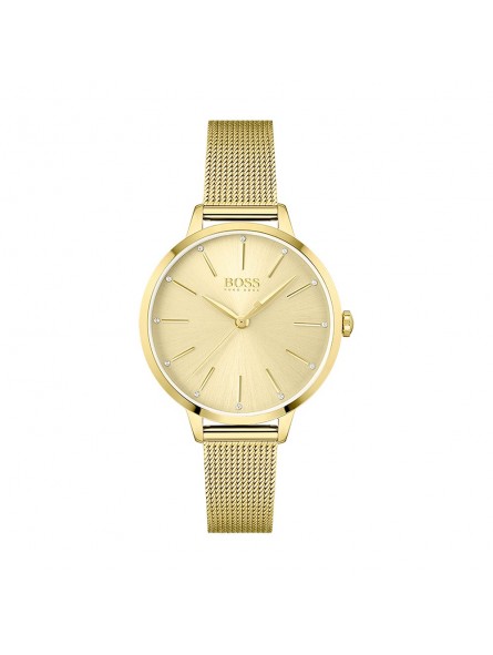 Montre Femme Hugo Boss Business Bo tier acier dor Bracelet