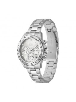 Montre Femme Hugo Boss Sport Lux  - Boîtier acier argenté - Bracelet acier argenté - Ref 1502616
