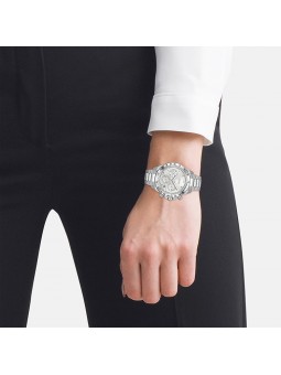 Montre Femme Hugo Boss Sport Lux  - Boîtier acier argenté - Bracelet acier argenté - Ref 1502616