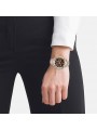 Montre Femme Hugo Boss Sport Lux  - Boîtier acier argenté - Bracelet acier argenté et doré rose - Ref 1502617