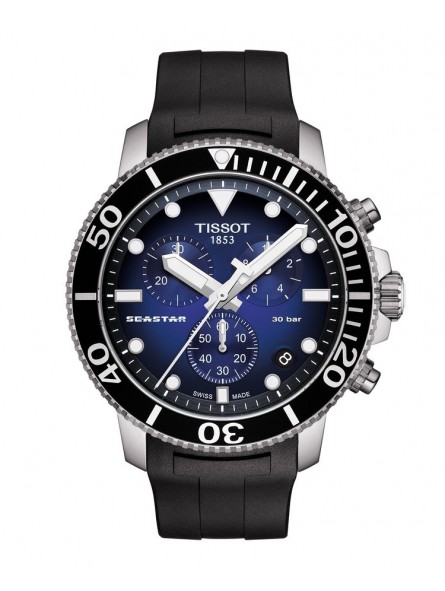 Montre Homme Tissot Seastar 1000 Chronograph T1204171704100 - Style Sport