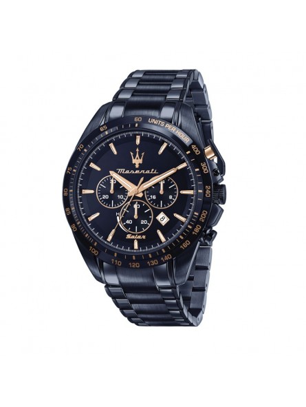 Montre Homme Maserati Blue Solar R8873649001 - Mouvement Solaire