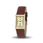 Montre Homme Lip Churchill T24 cadran acier doré - Bracelet cuir marron Montre Homme Lip Churchill T24 cadran acier doré - Bracelet cuir marron