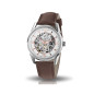 Montre Homme Lip Himalaya 40 mm cadran Squelette blanc - Bracelet cuir marron Montre Homme Lip Himalaya 40 mm cadran Squelette blanc - Bracelet cuir marron