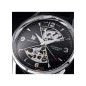 Montre Homme Lip Himalaya 40 mm Sablier cadran noir squelette - Bracelet cuir noir Montre Homme Lip Himalaya 40 mm Sablier cadran noir squelette - Bracelet cuir noir