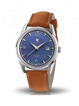 Lip Himalaya 40mm Automatique cadran bleu - Verre Saphir