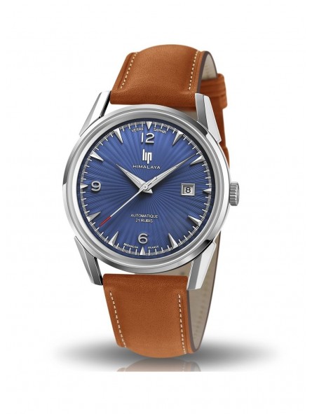 Montre Homme Lip Himalaya 40mm Automatique cadran bleu - Verre Saphir Montre Homme Lip Himalaya 40mm Automatique cadran bleu - Verre Saphir