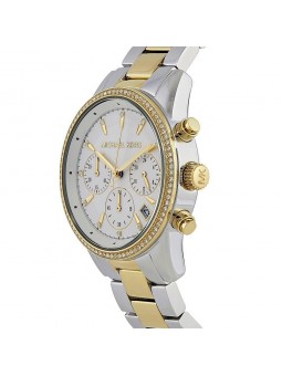Montre Femme MICHAEL KorS Ritz Chrono Bicolore blanc - MK6474