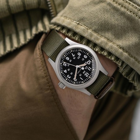 Montre Homme HAMILTON Khaki Field Mécanique Nato Kaki - H69439931