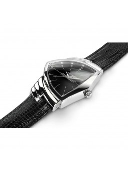 Montre Unisexe HAMILTON Ventura Quartz Noir Cuir - H24411732