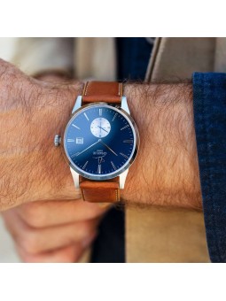 Montre Unisexe Montre Homme Rado Coupole Classic COSQ Bleu Cuir Brun - R22880205