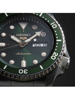 Montre Homme SEIKO 5 Sports Automatique Vert Acier - SRPD63K1