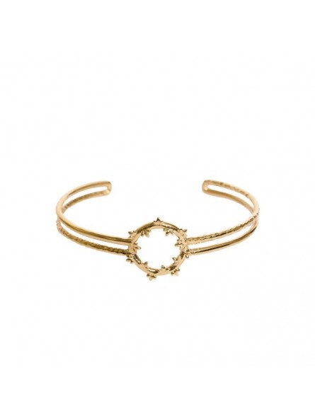 Bijoux Emma et Chloé - Bracelet jonc - Nejma - Doré Bijoux Emma et Chloé - Bracelet jonc - Nejma - Doré