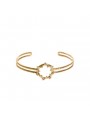 Bijoux Emma et Chloé - Bracelet jonc - Nejma - Doré