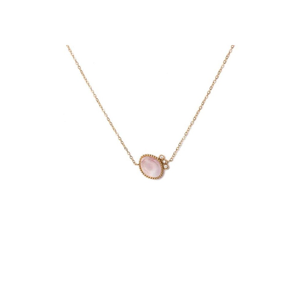 Bijoux Emma et Chloé - Collier - Trivia - Watermelon Quartz