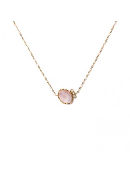 Bijoux Emma et Chloé - Collier - Trivia - Watermelon Quartz