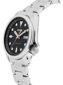 Montre Homme SEIKO Sport 5 Auto Noir Acier argenté - SRPE57K1