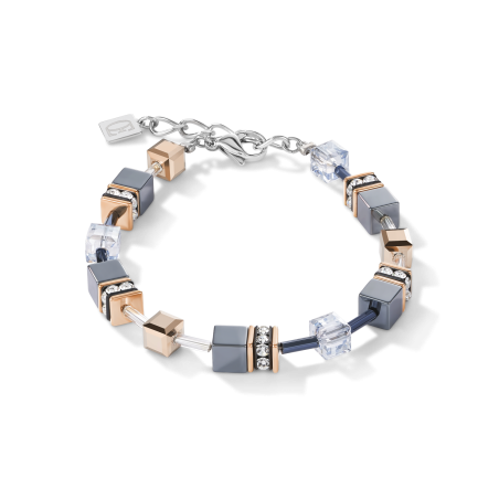 Coeur de Lion - Bracelet GeoCUBE bleu glacier - 4015300730