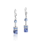 Coeur de Lion - Boucles d'oreille GeoCUBE sodalite - hématite bleu - 4017200700