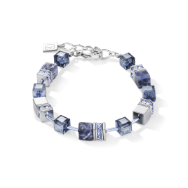 Coeur de Lion - Bracelet GeoCUBE sodalite - hématite bleu - 4017300700