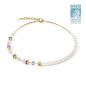 Coeur de Lion - Collier GeoCUBE Precious Fusion Pearls multicolore pastel - 5086101522 Coeur de Lion - Collier GeoCUBE Precious Fusion Pearls multicolore pastel - 5086101522