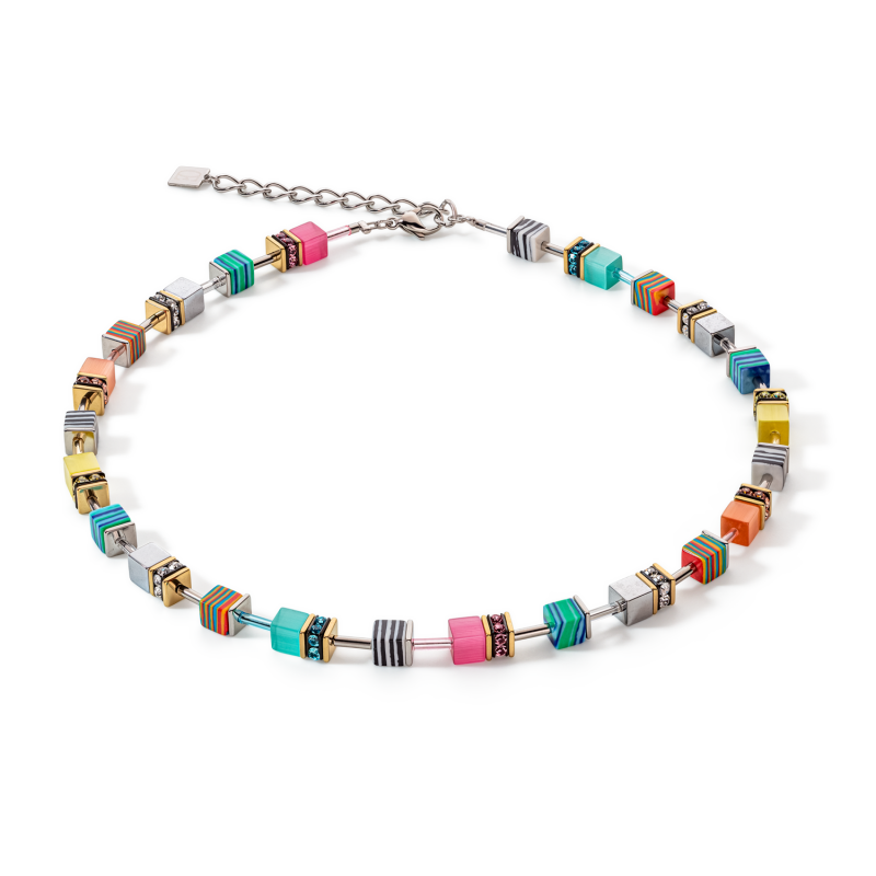 Coeur de Lion - Collier GeoCUBE Candy multicolour spring - 5090101527