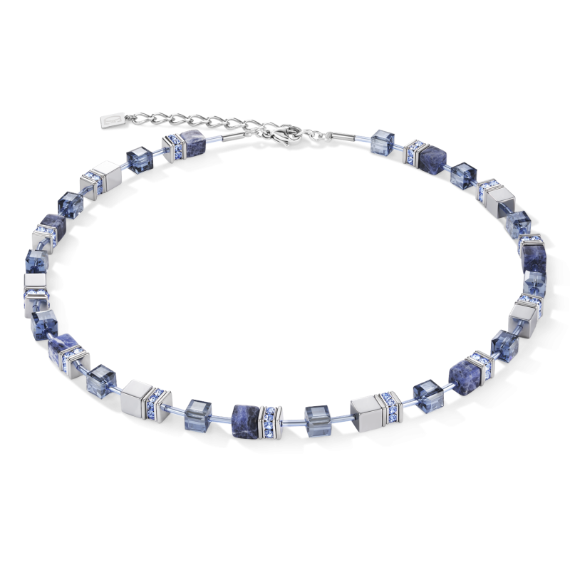 Coeur de Lion - Collier GeoCUBE sodalite - hématite bleu - 4017100700