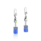 Coeur de Lion - Boucles d'oreille GeoCUBE bleu cobalt - 4014200712