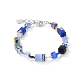 Coeur de Lion - Bracelet GeoCUBE bleu cobalt - 4014300712