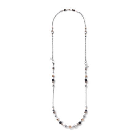 Coeur de Lion - Collier GeoCUBE Multitask 4-in1 or rose-argent - 5008101631