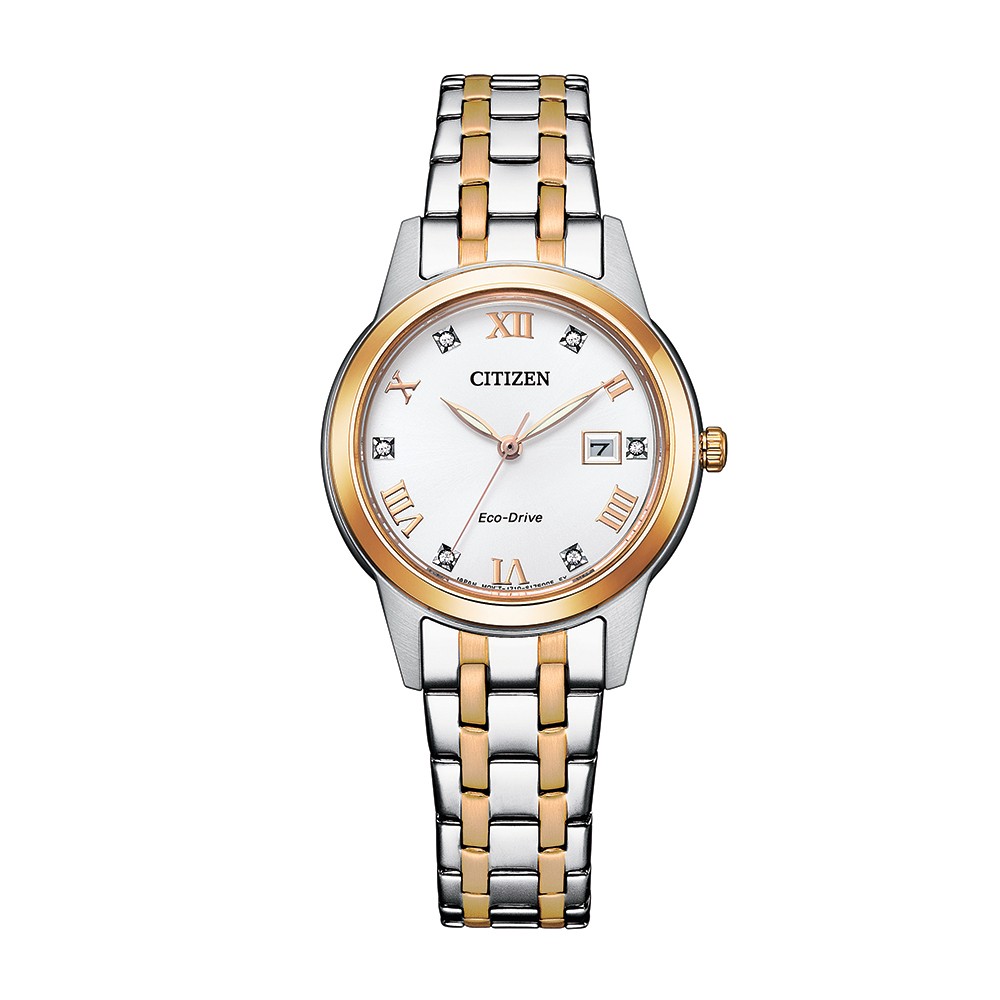 Montre Femme Citizen - Elegant Crystal Day And Date