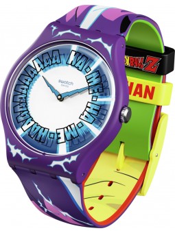 Montre Homme Swatch Collection Dragon Ball Z Gohan X Swatch Suoz345
