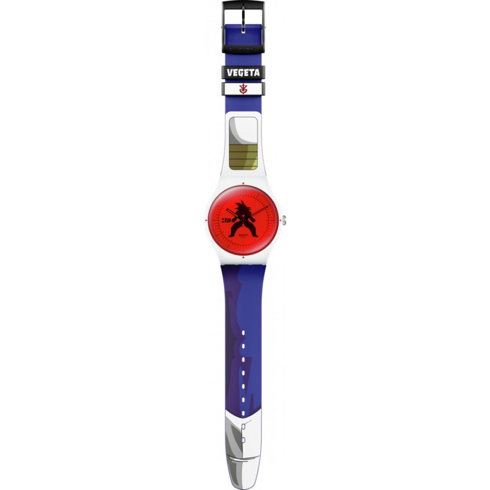 Montre Homme Swatch Collection Dragon Ball Z Vegeta X Swatch Suoz348