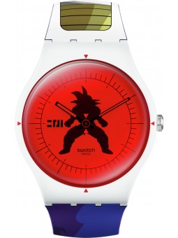 Montre Homme Swatch Collection Dragon Ball Z Vegeta X Swatch Suoz348