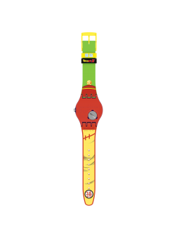 Montre Homme Swatch Dragon Ball Z Gohan X Swatch SUOZ345
